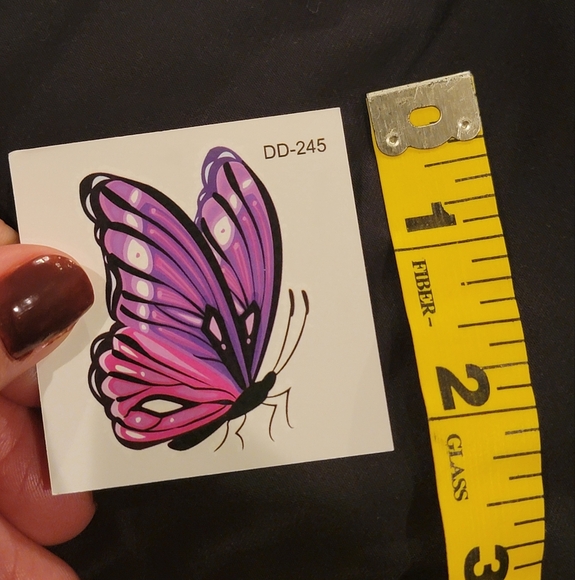 Colorful Unicorn and Butterfly Tattoos - Picture 7 of 7